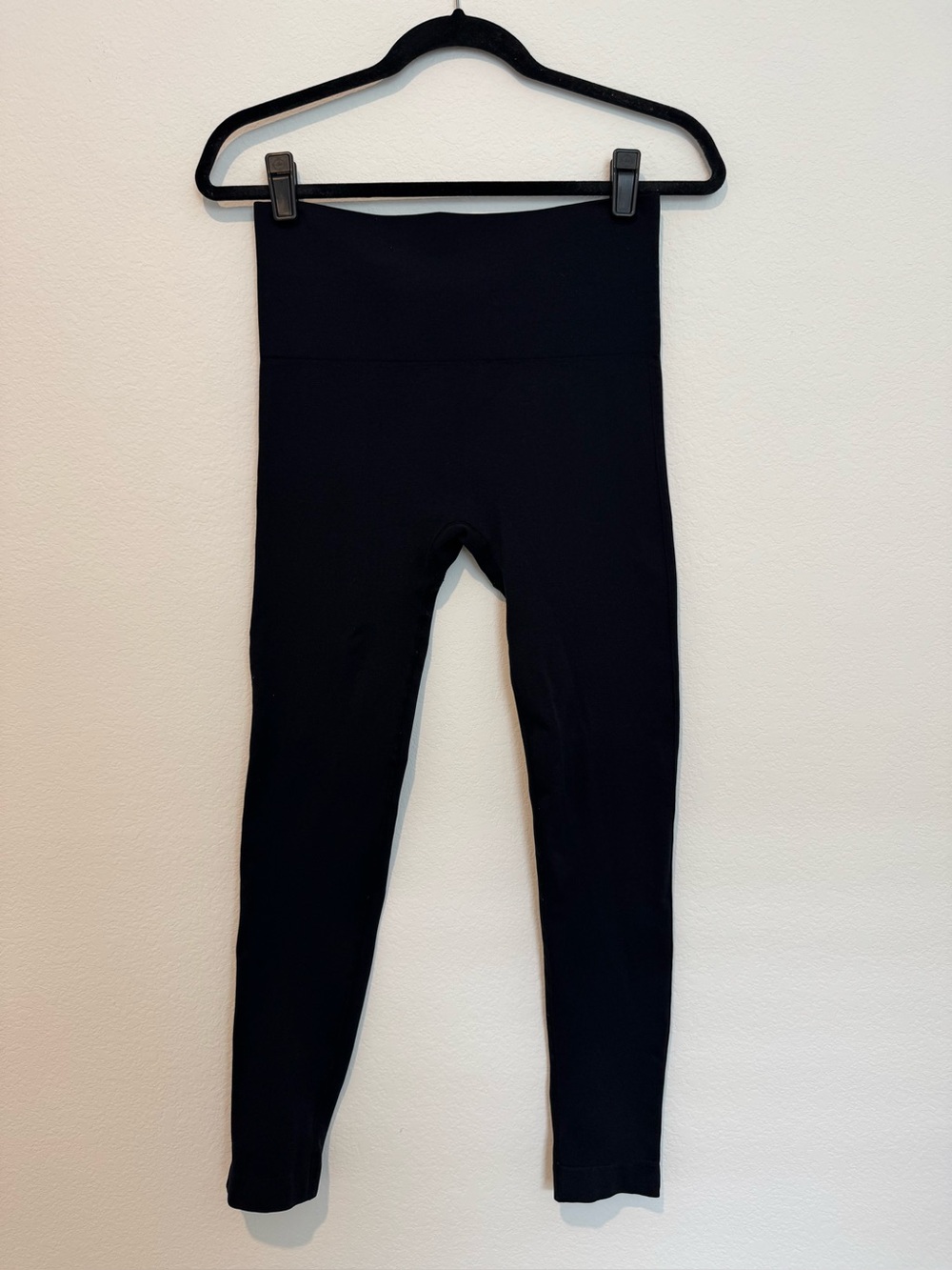 Spanx Seamless High Waisted Black Leggings